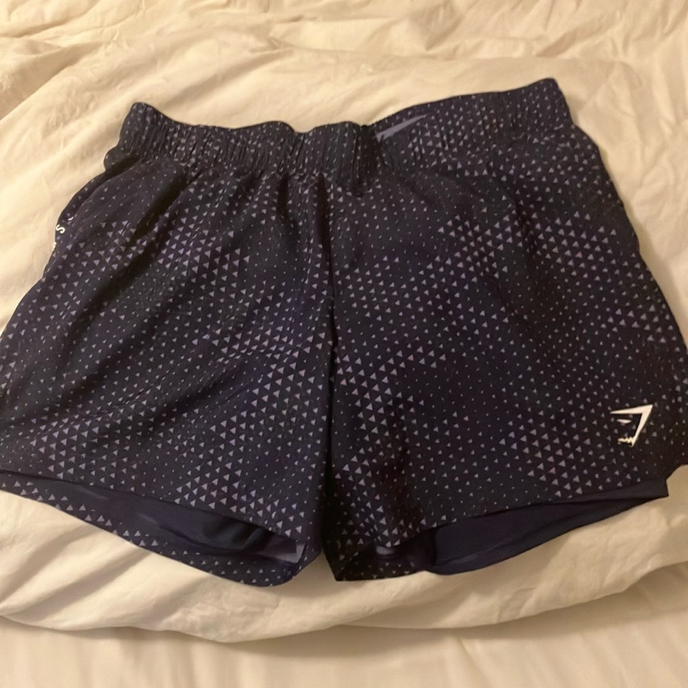 Gymshark purple sport shorts
